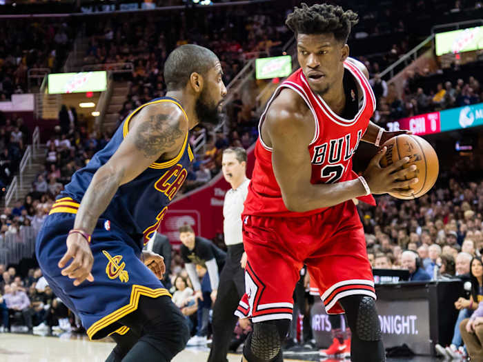 Kyrie Irving and Eric Bledsoe